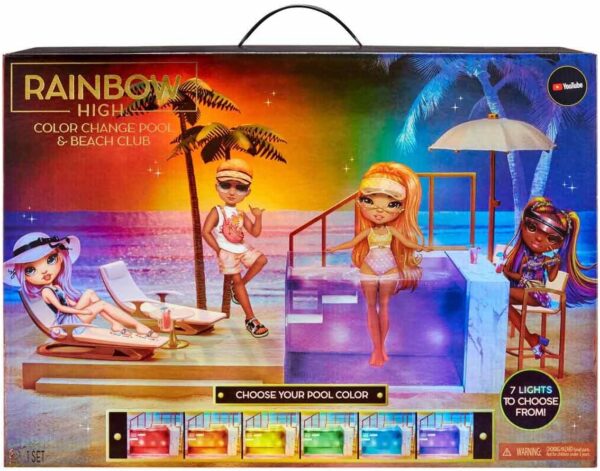 Rainbow High Color Change Pool & Beach Club