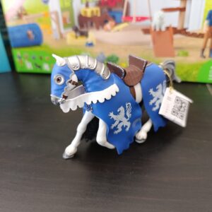Chevla de guerre bleu