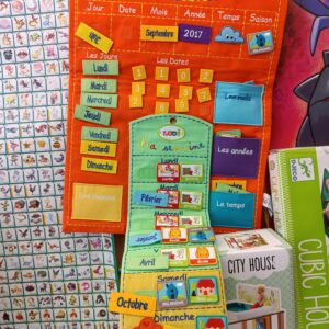 Calendrier en tissu