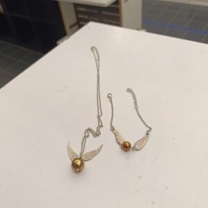 Bracelet et collier Vif d'Or Harry Potter