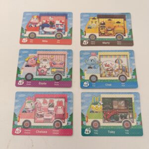 6 Cartes Amiibo Animal Crossing - Hello Kitty